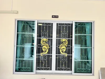 ผลงานติดตั้งเหล็กดัด 45