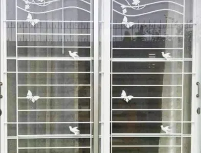 ผลงานติดตั้งเหล็กดัด 107