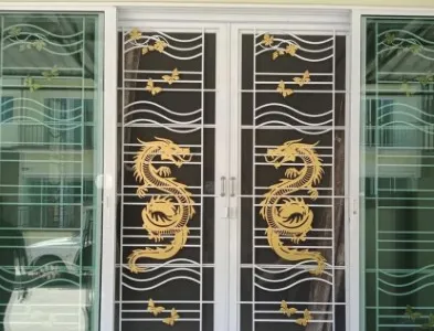 ผลงานติดตั้งเหล็กดัด 72